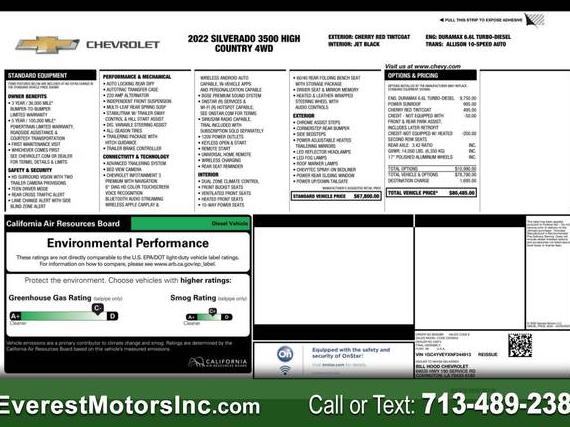 CHEVROLET SILVERADO HD 2022 1GC4YVEYXNF244913 image CHEVROLET SILVERADO HD 2022 1GC4YVEYXNF244913 image